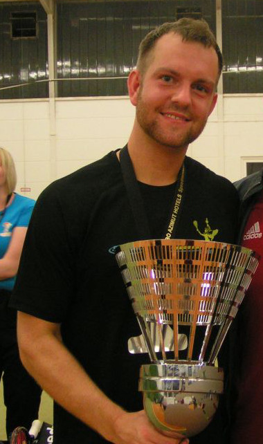 Per Hjarlmarson 2011 in Berlin first world champion in crossminton
